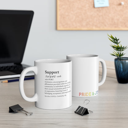 The Definition of Support Mug