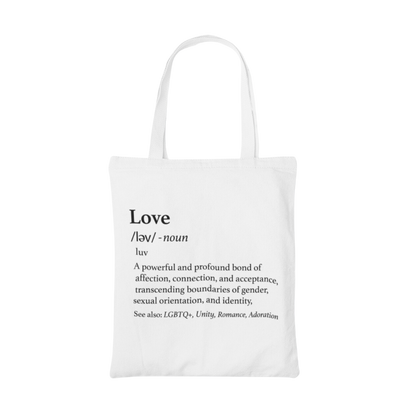 The Definition of Love Tote Bag
