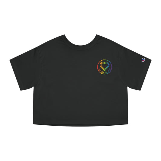 Pride & Joy Heart Logo Cropped T-Shirt
