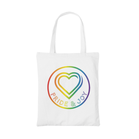 Pride & Joy Heart Logo Tote Bag