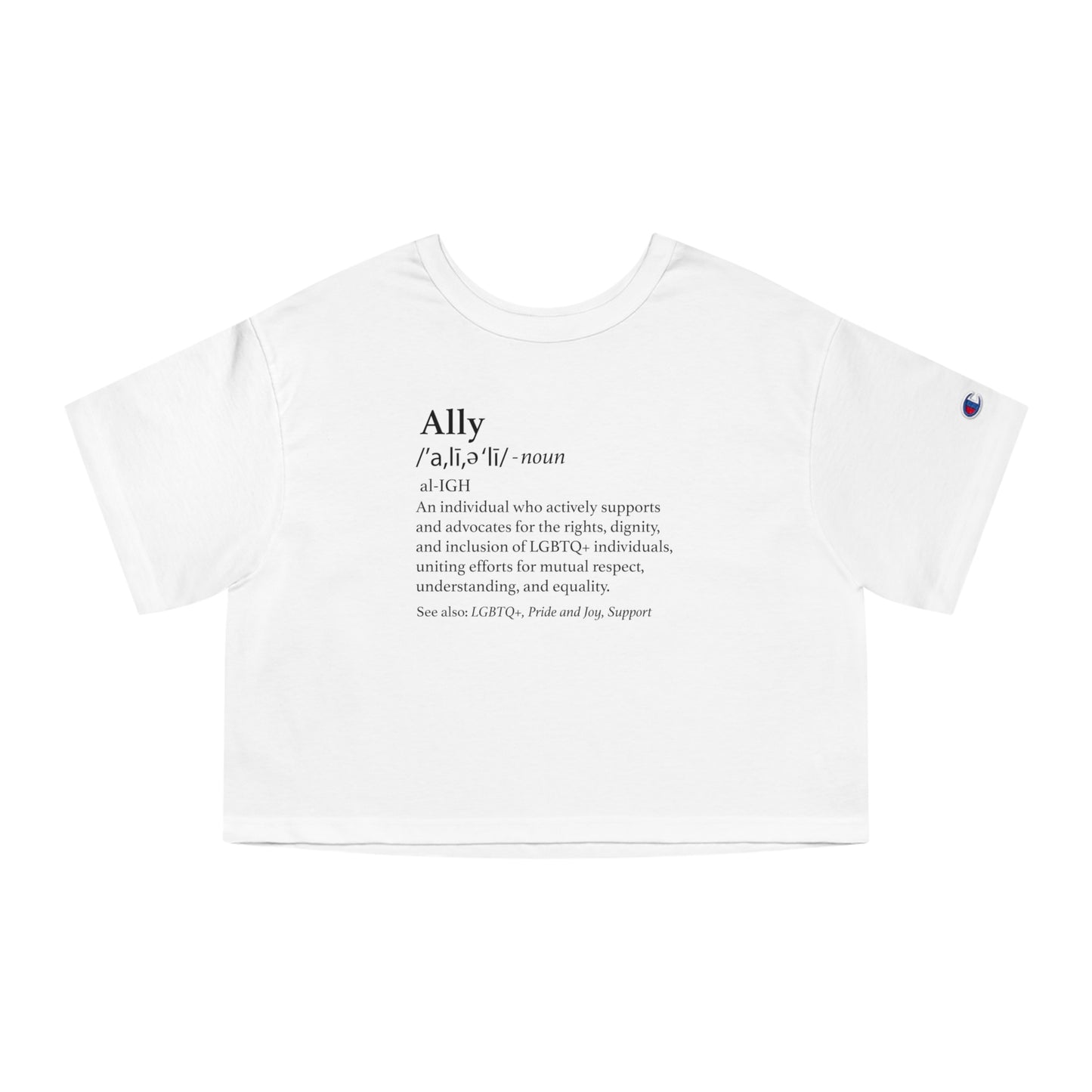 The Definition of Ally Cropped T-Shirt
