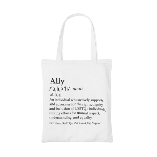 The Definition of Ally Tote Bag