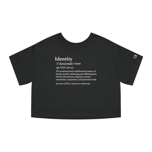 The Definition of Identity Cropped T-Shirt