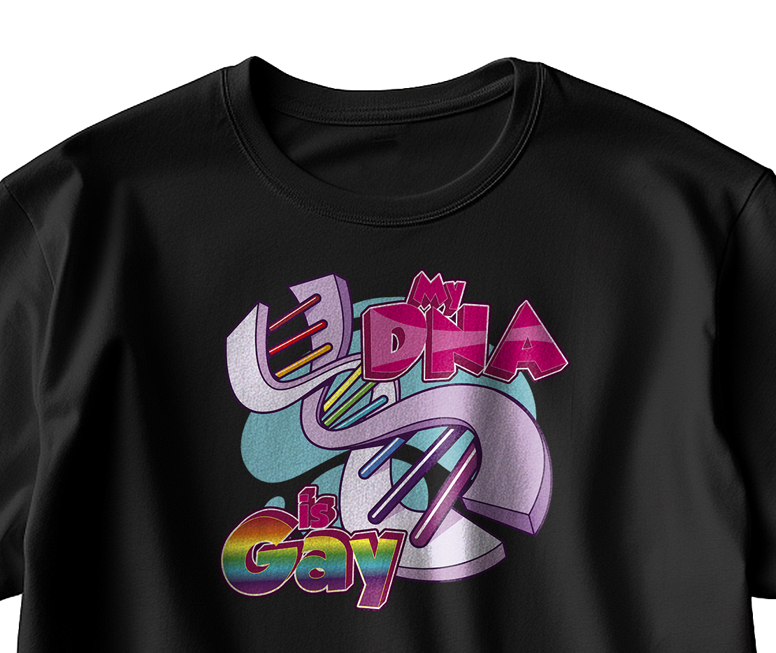 My DNA is Gay T-Shirt